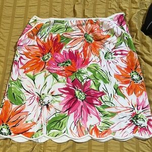 CITY SILK STRETCH Floral skirt size 22W